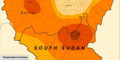 Mapa de Sudán clima